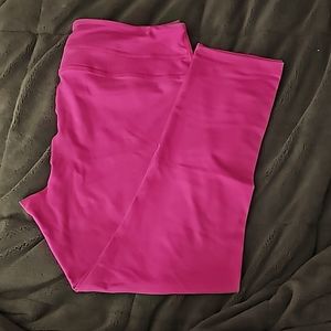 Cee Bee Capri Pink Leggings sz M